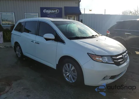 2016 Honda Odyssey Exl z USA, uszkodzony, nr VIN 5FNRL5H68GB101397